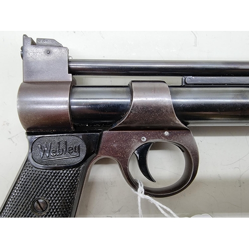 1720 - A Webley Junior .177 cal air pistol, Serial No: 1735.