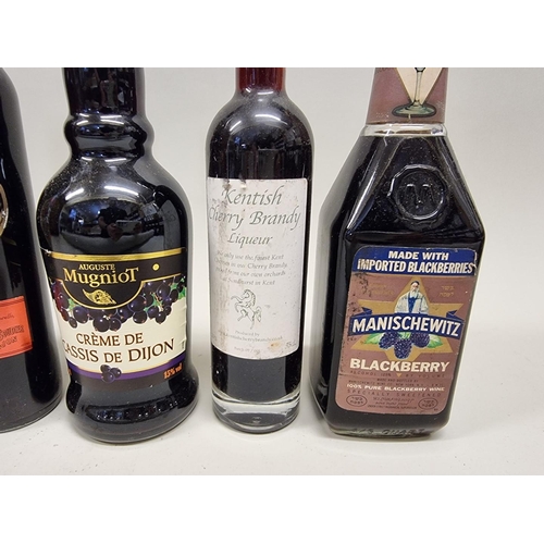 118 - Six bottles of fruit Liqueur, comprising: a 50cl Cherry Brandy; a 35cl Kentish Cherry Brandy; two 70... 