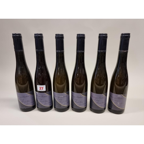 27 - Six 37.5cl bottles of Tokay Pinot Gris Vendanges Tardives, 1989, M Schaetzel. (6)
