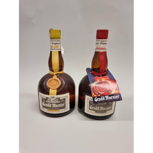 4 - Two 70cl bottles of Grand Marnier Liqueur, comprising: Cordon Jaune & Cordon Rouge. (2)... 
