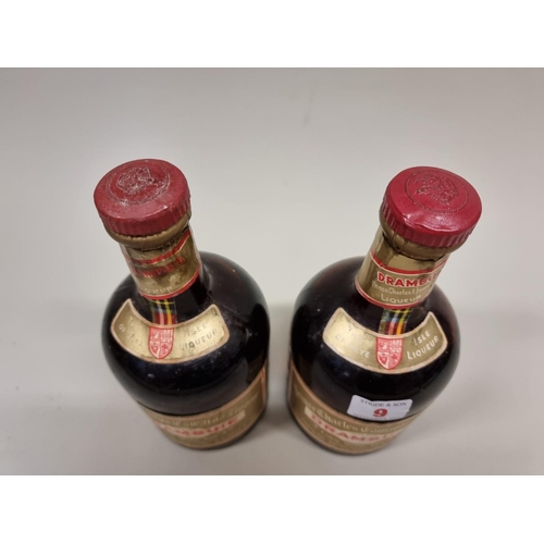 9 - Two 23 2/3 fl.oz. bottles of Drambuie, 1960s bottlings. (2)