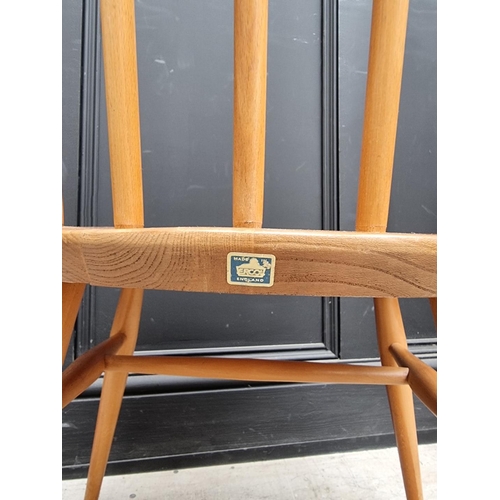 1086 - A set of four vintage Ercol 'Quaker' model 365 dining chairs. 