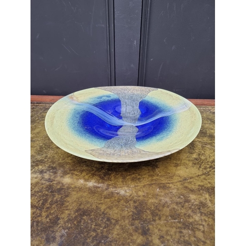 1155 - A large Art Glass bowl, 42cm diameter.