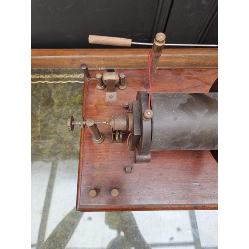 1194 - An old induction coil, 50.5cm wide. 