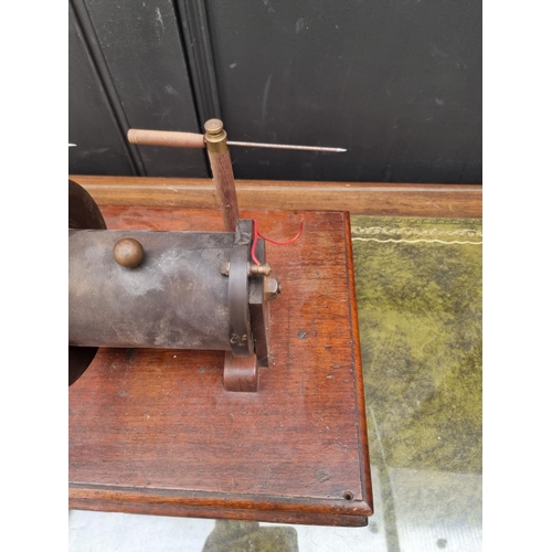 1194 - An old induction coil, 50.5cm wide. 