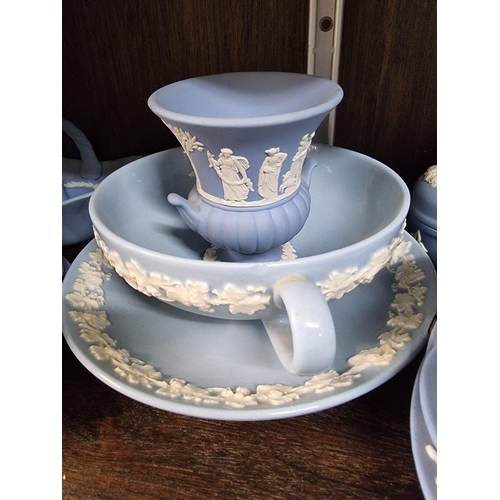 1369 - A large collection of Wedgwood Jasperware and similar. 