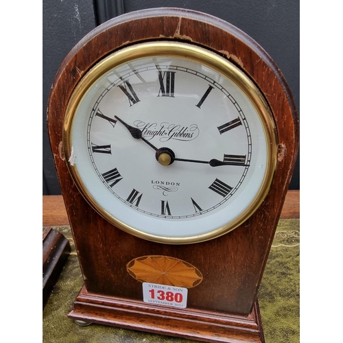 1380 - Five vintage mantel timepieces, to include examples by Elliott and Smiths, largest 20.5cm high.... 