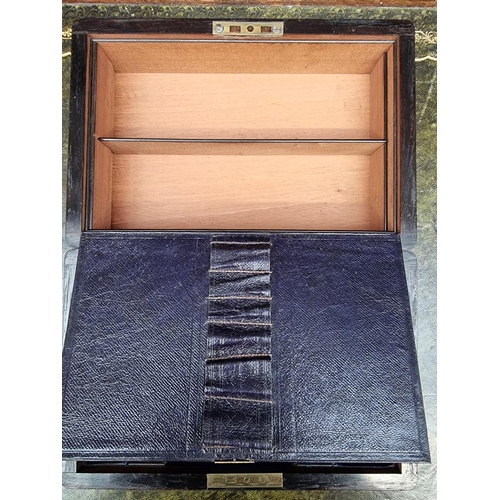 1390 - A Victorian rosewood jewellery box, 24cm wide. 