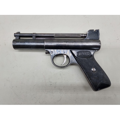 1525 - A Webley Mk1 .177 cal air pistol, batch No.308.