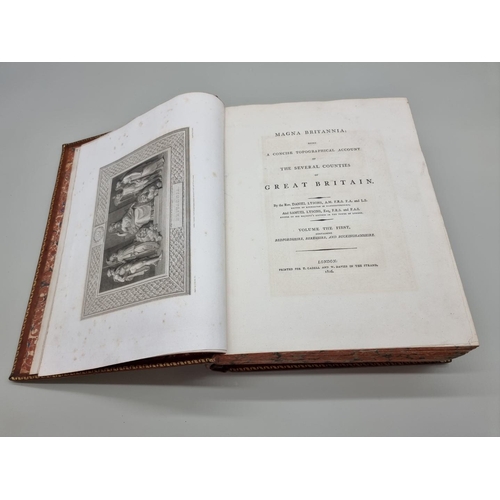 526 - LYSONS (Daniel & Samuel): 'Magna Britannia; being a concise topographical account of the se... 