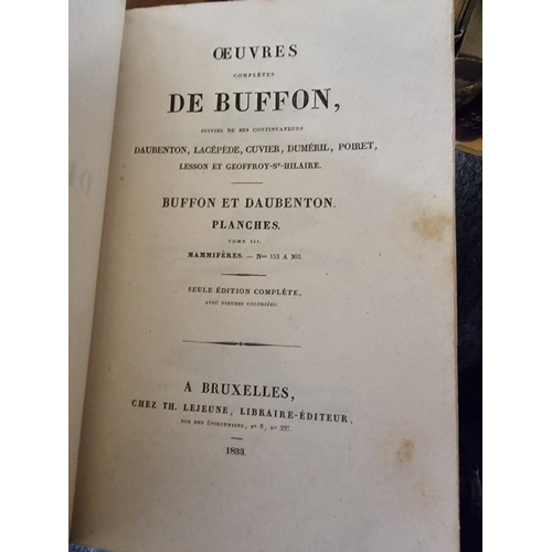 542 - BUFFON (Georges-Louis, Comte de (1757-1840): 'Oeuvres Completes...', Brussels, Chez Th. Lejeune, 182... 