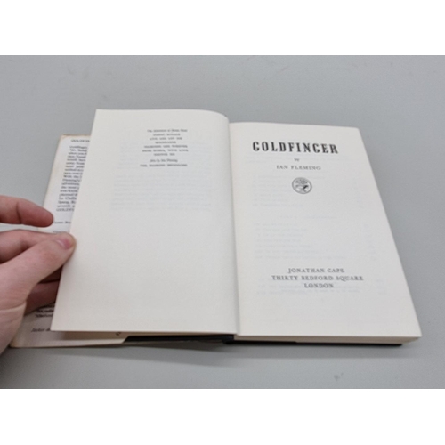 550 - FLEMING (Ian): 'Goldfinger', London, Jonathan Cape, 1959: FIRST EDITION: original black cloth with b... 