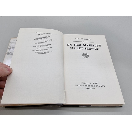 551 - FLEMING (Ian): 'On Her Majesty's Secret Service', London, Jonathan Cape, 1963: publishers black... 