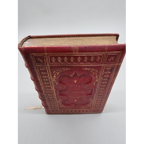 563 - BINDING: HALL (S C, Mrs, editor): 'The Book of British Ballads...': London, George Virtue, 1849... 