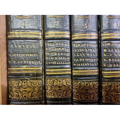 580 - REGENCY BINDINGS: SHAKESPEARE (William): 'Shakespeare's Dramatic Works...', London, J F Dove, 1... 