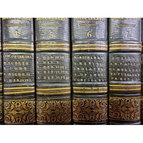 580 - REGENCY BINDINGS: SHAKESPEARE (William): 'Shakespeare's Dramatic Works...', London, J F Dove, 1... 