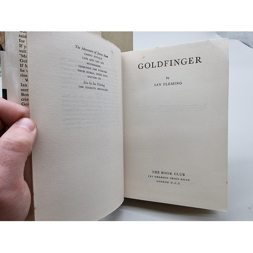 590 - FLEMING (Ian): 'Goldfinger', London, The Book Club, 1959: publishers beige cloth with dustjacke... 