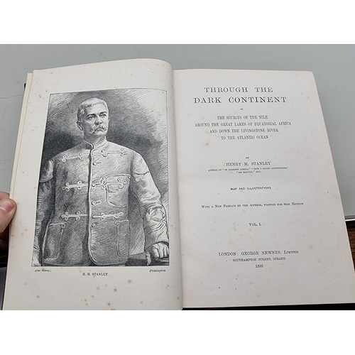 612 - STANLEY (Henry): 'Through the Dark Continent...', London, George Newnes, 1899: 2 vols, folding ... 