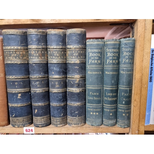 624 - COPLAND (Samuel): 'Agriculture, Ancient and Modern...', London, Virtue, 1866: 2 vols, contempor... 