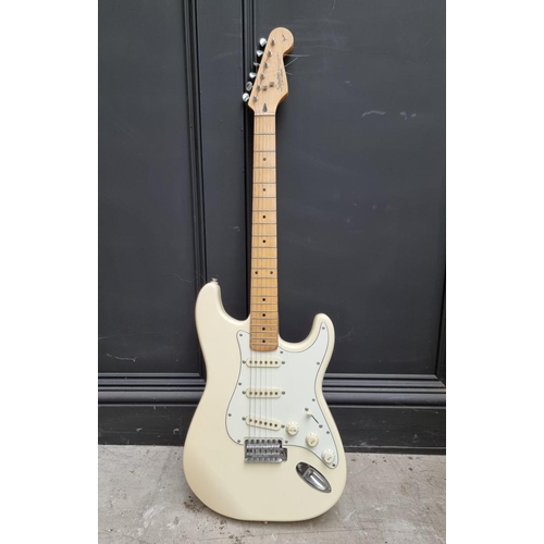 1504 - A Squire by Fender Stratocaster 50th anniversary electric guitar.