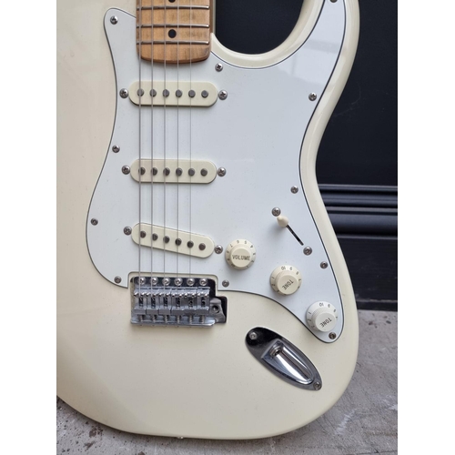 1504 - A Squire by Fender Stratocaster 50th anniversary electric guitar.