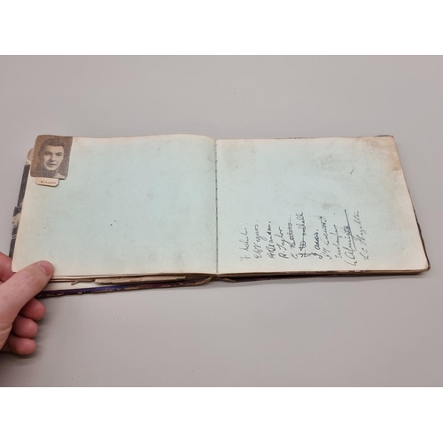 503 - FOOTBALL BETWEEN THE WARS: AUTOGRAPH ALBUM: a good album of inter-war period British football team a... 