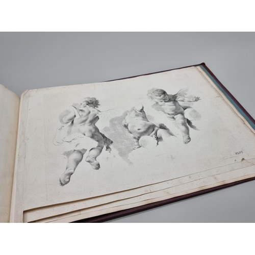 510 - DRAWING MANUAL: PIAZZETTA (Giovanni Battista, 1682-1754): 'Studi di pittura gia dissegnati da...Piaz... 