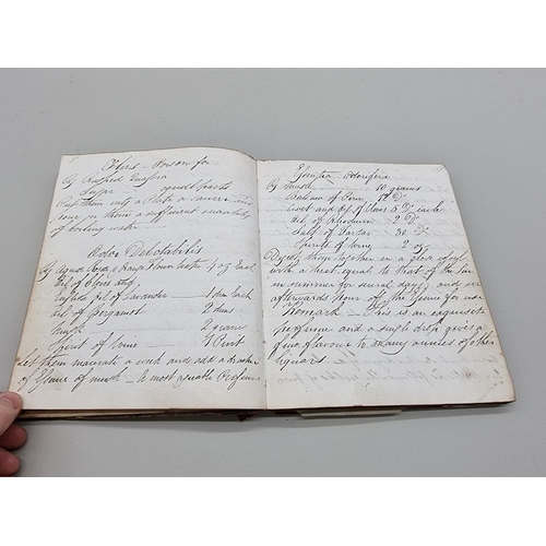 517 - MANUSCRIPT COOKERY RECEIPT BOOK: compiled by one Mrs Farrer of Henley on Thames, circa 1840s, approx... 