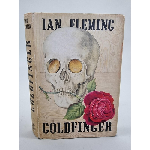 550 - FLEMING (Ian): 'Goldfinger', London, Jonathan Cape, 1959: FIRST EDITION: original black cloth with b... 