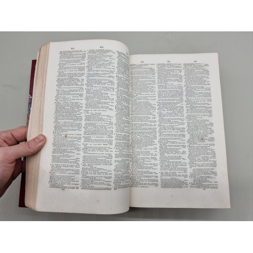 583 - JOHNSON (Samuel): 'A Dictionary of the English Language..', Joseph Ogle Robinson, 1828: 1369pp,... 