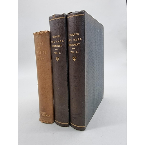 612 - STANLEY (Henry): 'Through the Dark Continent...', London, George Newnes, 1899: 2 vols, folding ... 