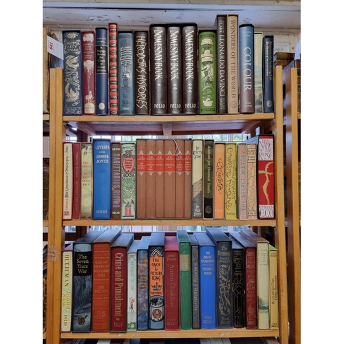 641 - FOLIO SOCIETY: collection of 50 vols pub. Folio Society, all VG in slipcase, over 3 shelves. (3... 