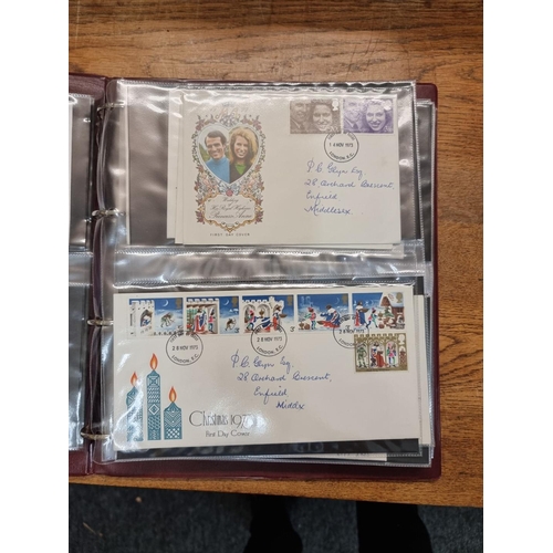 910 - FIRST DAY COVERS: a large collection, housed in 10 Royal Mail albums. (One Box)... 