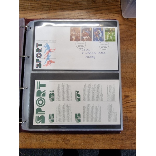 910 - FIRST DAY COVERS: a large collection, housed in 10 Royal Mail albums. (One Box)... 