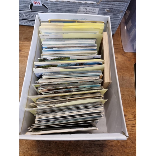 911 - POSTCARDS: a very large quantity of modern postcards, much arranged by file index, chiefly Scot... 