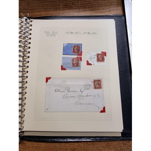 920 - SCOTTISH POSTAL HISTORY: well presented album of approx 48 items, 19th century Scottish postal ... 