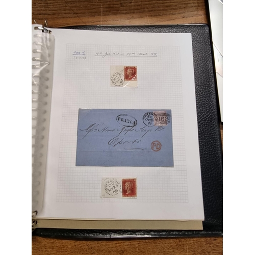 920 - SCOTTISH POSTAL HISTORY: well presented album of approx 48 items, 19th century Scottish postal ... 