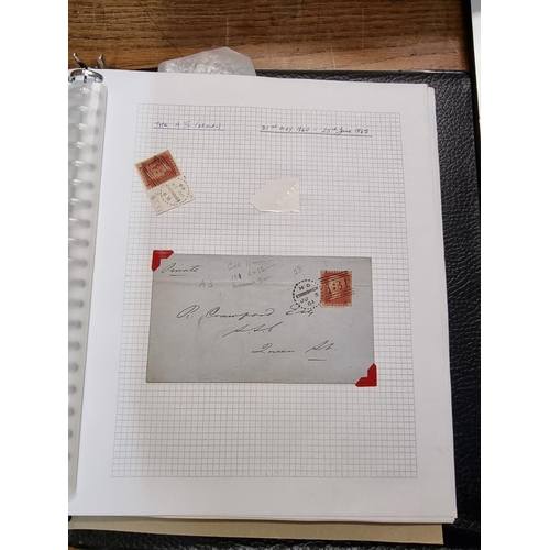 920 - SCOTTISH POSTAL HISTORY: well presented album of approx 48 items, 19th century Scottish postal ... 