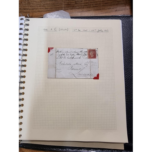 920 - SCOTTISH POSTAL HISTORY: well presented album of approx 48 items, 19th century Scottish postal ... 