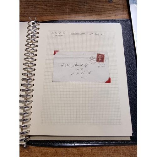 920 - SCOTTISH POSTAL HISTORY: well presented album of approx 48 items, 19th century Scottish postal ... 