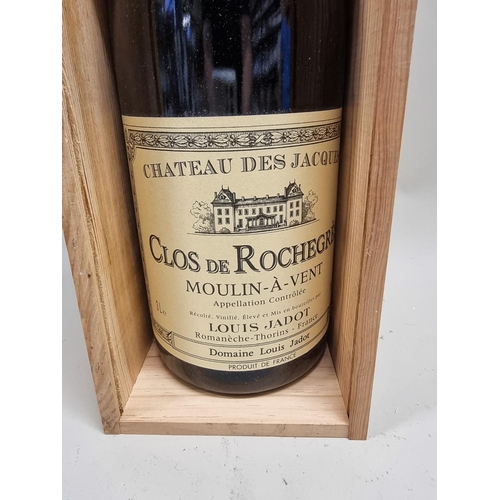 107 - A 300cl Jeroboam bottle of Moulin-a-Vent Clos de Rochegres, 2003, Louis Jadot, in owc. (1)... 