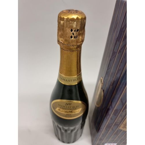 112 - A 75cl bottle of Heidsieck & Monopole 'Diamant Blue' 1982 Vintage Champagne, in oc.... 