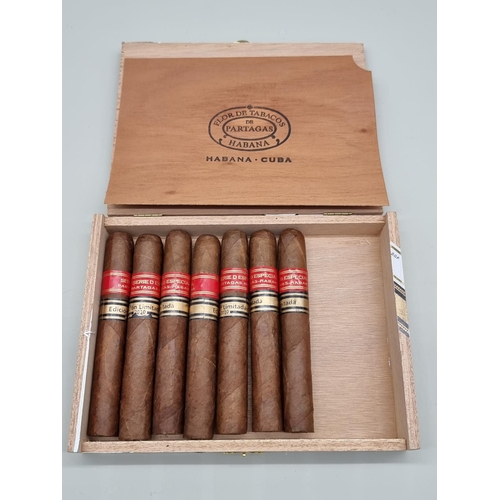 128 - Seven Partegas Serie D Especial Edicion Limitarda 2010 cigars, in box dated Ago 10.These cigars have... 