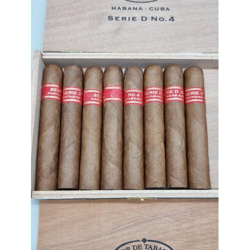 129 - Eight Partegas Serie D Especial cigars, in box dated Jun 11.These cigars have been aged for over 12 ... 