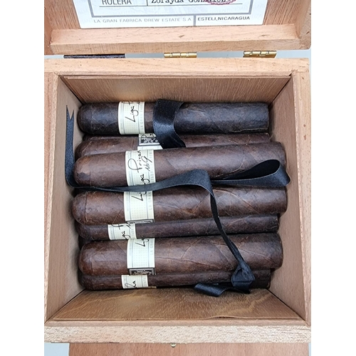 135 - Eighteen Drew Estate Liga Privada No 9 cigars, in box.These cigars have been aged for over 12 years ... 