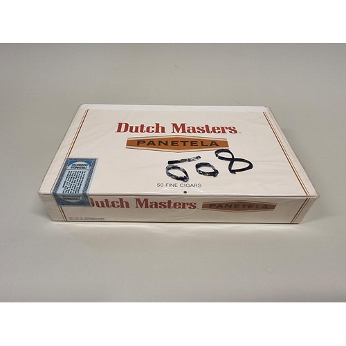 2 - A sealed box of 50 Dutch Masters 'Panetela' cigars.