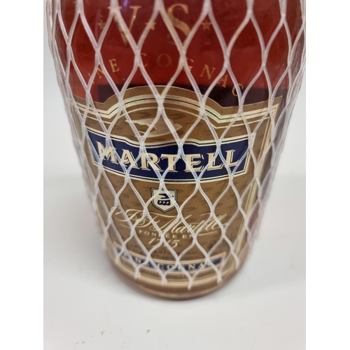 30 - A 1 litre bottle of Martell VS Fine Cognac.