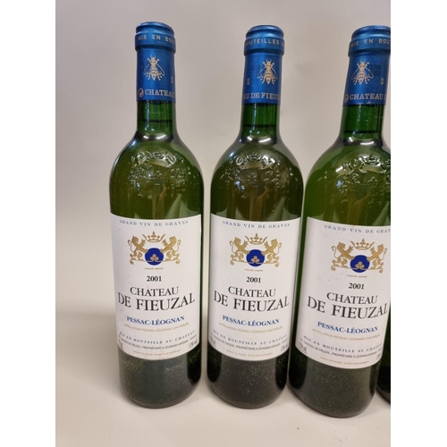 63 - Six 75cl bottles of Chateau de Fieuzal Blanc, 2001, Pessac Leognan. (6)