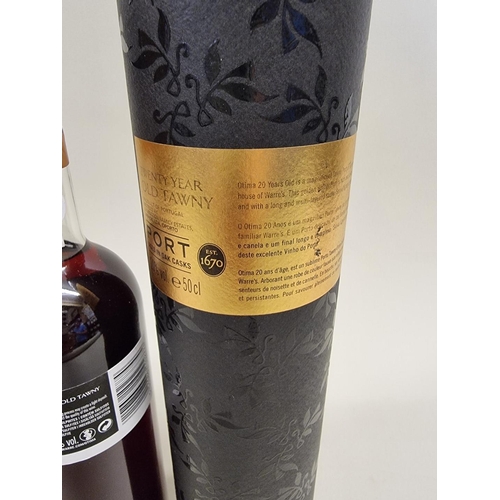 75 - A 50cl bottle of Warre's Optima 20 Year Old Port, in tube.