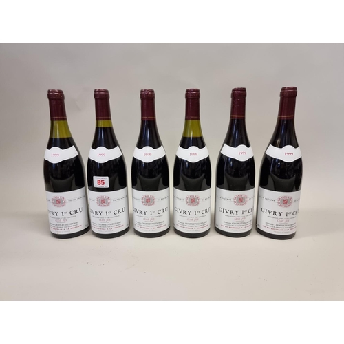 85 - Six 75cl bottles of Givry 1er Cru Clos Jus, 1993, Chofflet Valdenaire. (6)